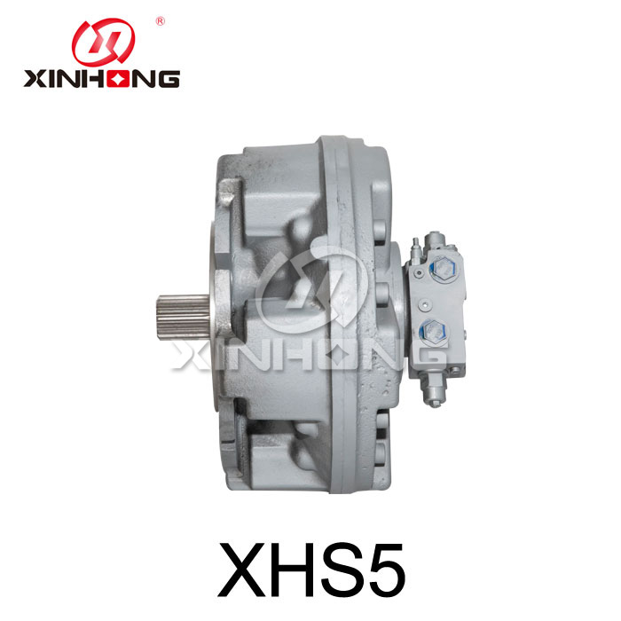 Motor de pistón con cinco cilindros